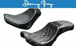 ハーレー、ソフテイル・M8 FLFBファットボーイ用シート Danny Gary（ダニー グレイ）