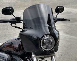 ウインドシールド：FXST ソフテイル スタンダード｜ハーレーカスタム