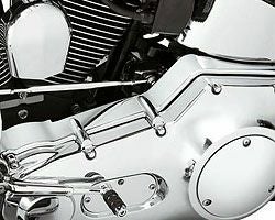 ハーレー、エボリューション・ソフテイル カバー＆クロームパーツ