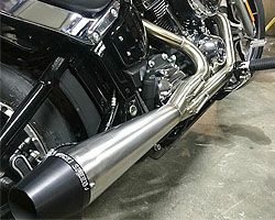 ハーレー ソフテイル FatBoy ブラスマフラー FLFBS M8 ハーレー FLFBS ソフテイル ファットボーイ 18-22年 純正 サイレンサー