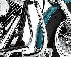 ハーレーダビッドソン　　純正エンジンガード　ソフテイル マスタッシュ・エンジンガードキット グロスブラック FLソフテイル