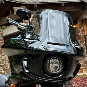 ハーレーダビットソン　クリアリプレクサン・フロントガラスキット クリアビューシールド FXDXT Tスポーツ・ウィンドシールド13インチ