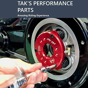 T.P.P VP（可変圧力）クラッチ パープル M8ソフテイル TAK'S