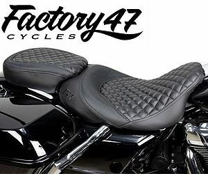 ハーレー、ツーリング用 ファクトリー47 シート｜ハーレーカスタム