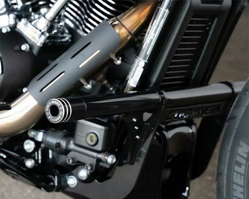 ハーレー クラッシュバー セット フレームスライダー ガード ソフテイル 送料無料○ ハーレー フロント リア エンジンガード ソフテイル スリム