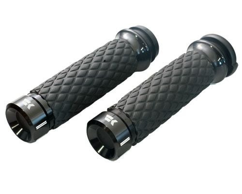XLクロームパーツセット クロームワークス エッジ・ダイアモンド ハンドグリップ ハーレー 電子