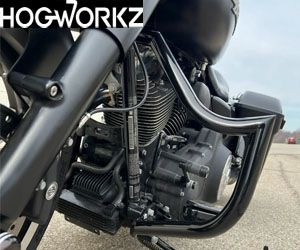 ハーレー、ツーリング用エンジンガード＆クラッシュバー｜ハーレー