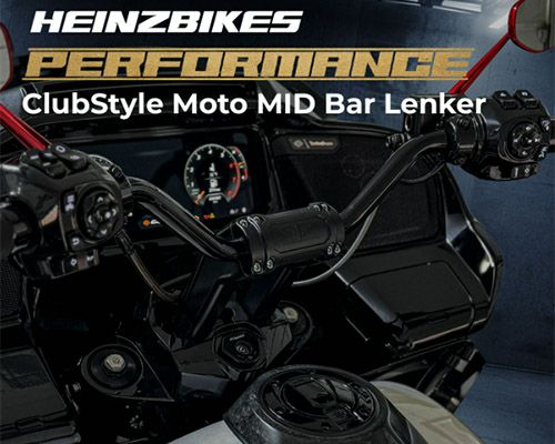 クラブスタイル ハンドルバーバッグ ハインツバイクス |ハーレーパーツ