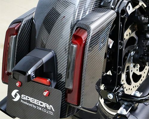 ハーレー、ツーリングモデル、スピードラ リアフェンダー パーツ