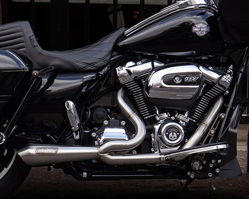 ハーレー、ツーリングモデルマフラー・M8用 コーンパフォーマンスマフラー