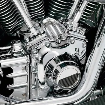  クリアキン　タペットブロック・クロームカバー　ハーレー、ツインカムエンジン用 