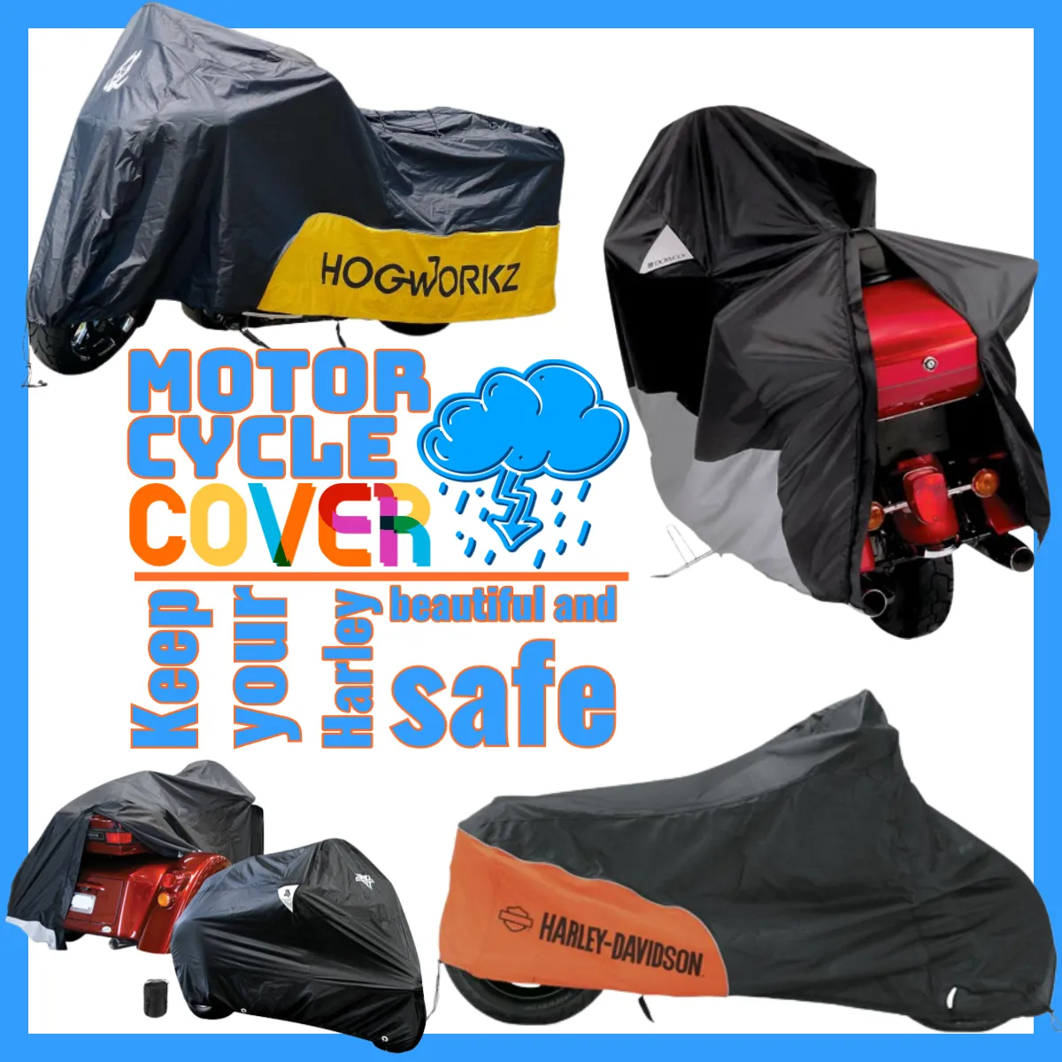 ハーレー用 車体カバー（バイクカバー）のイメージ