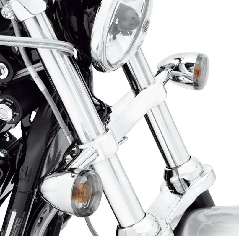 Arlen Ness クローム ウインカー フォークマウント スポーツスター