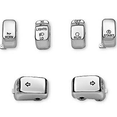 クリアキン クローム・スイッチハウジング スポーツスター/ダイナ