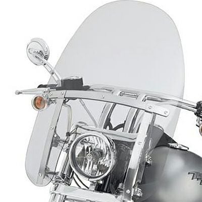 クイックリリース・コンパクト・ウインドシールド 　ポリッシュ　ダイナ・ソフテイル-01