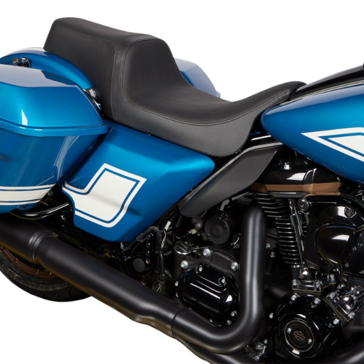 Drag Specialties Performance Predator 1-UP シート スムース