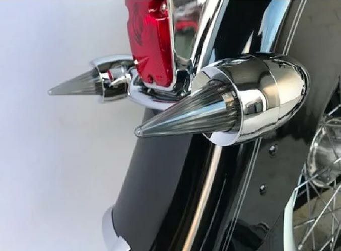 セール】ロケットスタイル ウインカーレンズカバー クロームベゼル