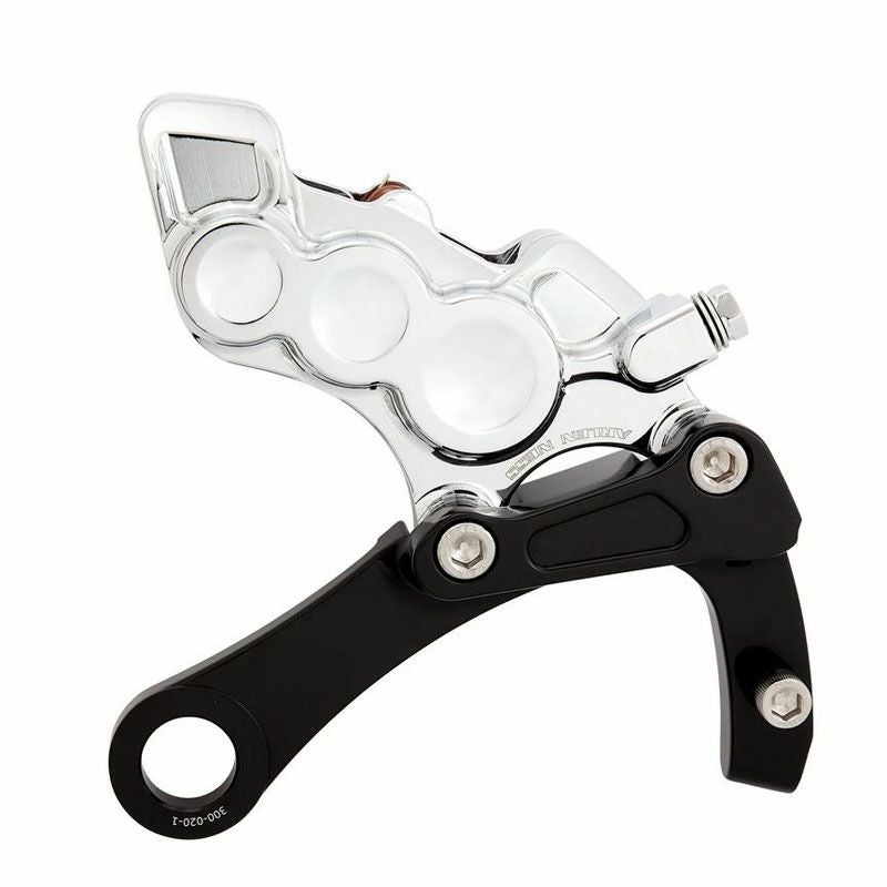 ハーレー　エボリューション　ソフテイル　リヤブレーキキャリパー　サポート純正 SALE】Arlen Ness 4ピストン・リアブレーキキャリパーキット (クローム