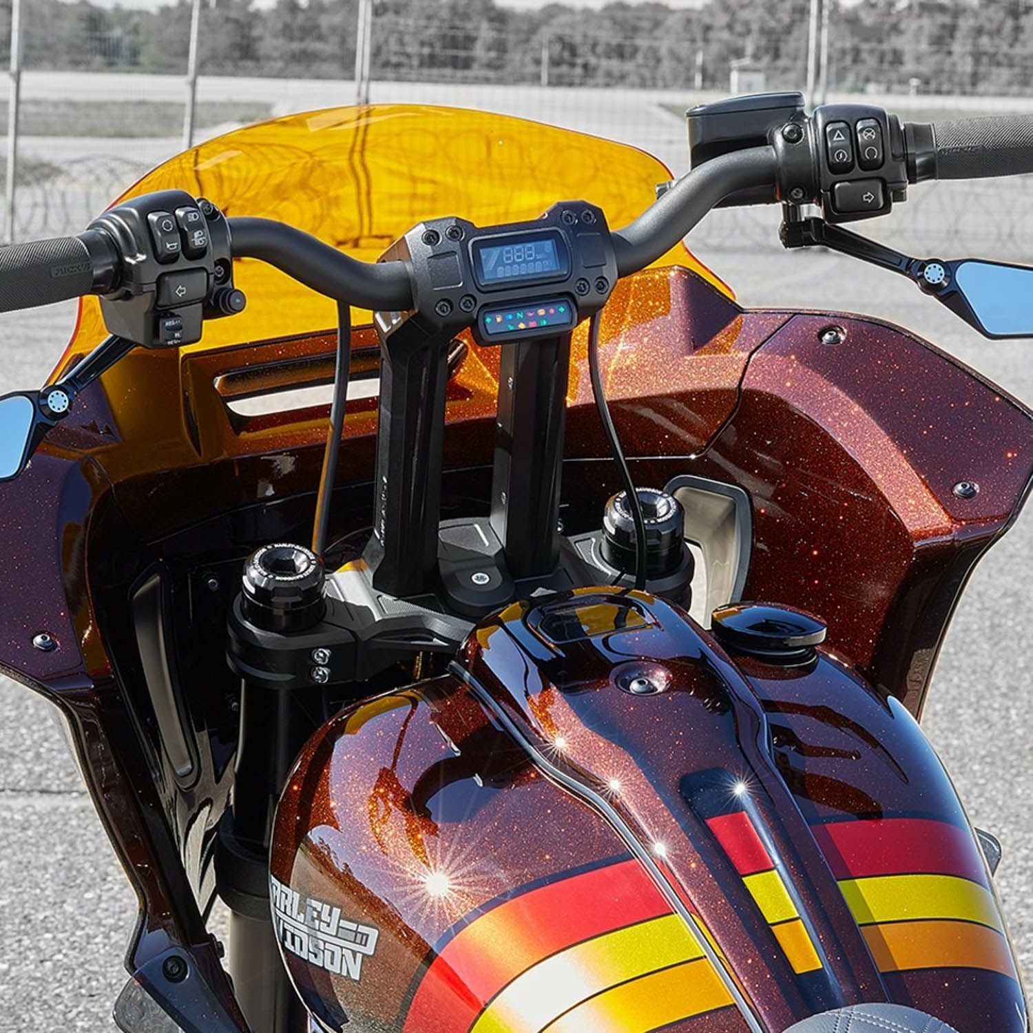 Rick's Motorcycles Clubstyle 10インチ プルバックライザー 【M8