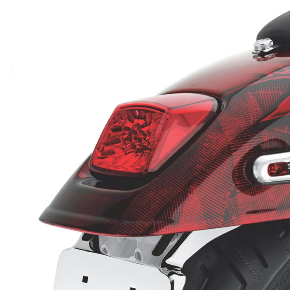 純正品 Harley-Davidson ハーレー LEDテールライト ハーレー純正 レイダウン LEDテールライト レッド ナンバー灯無