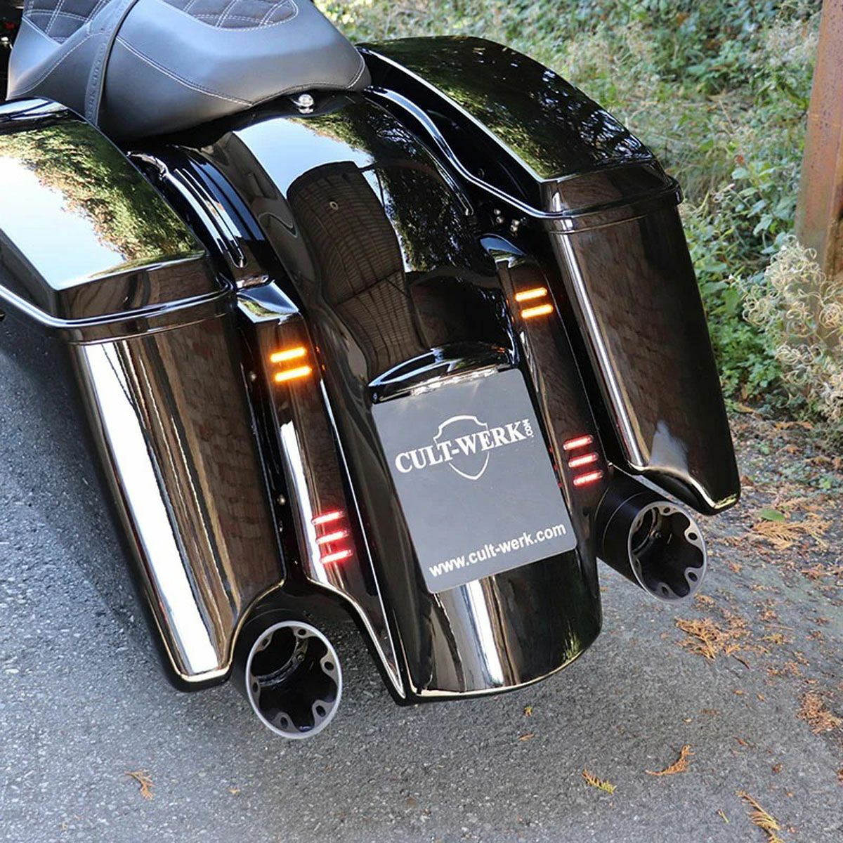 HogWorkz 4インチ Tri-Bar フェンダーエクステンション ビビッド