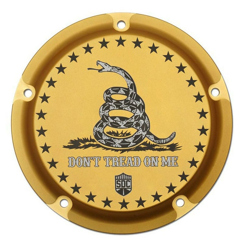 San Diego Customs GADSON ダービーカバー (ゴールド) ツインカム ツーリング、ダイナ、ソフテイル、トライク