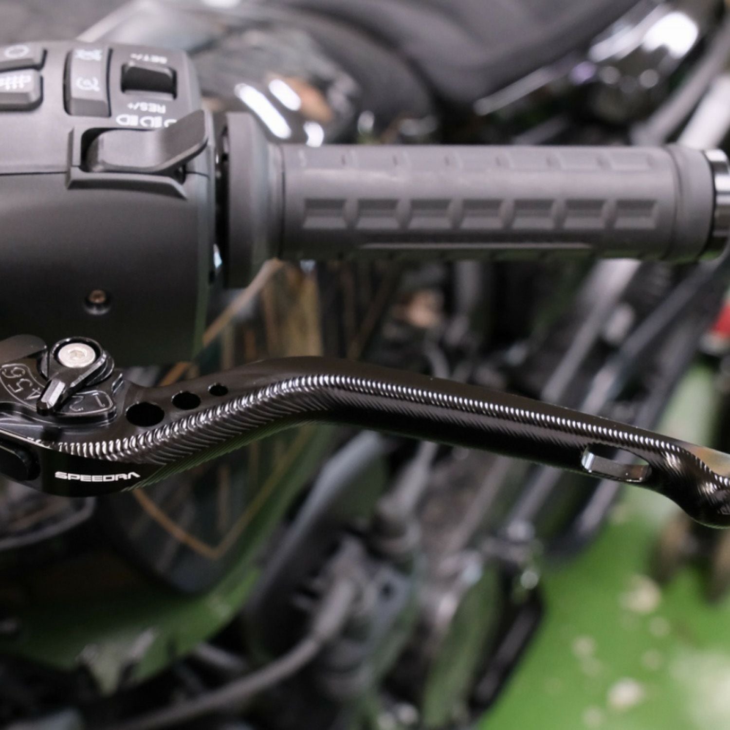SPEEDRA X350用 アジャスタブル・ロングレバーセット (ブラック