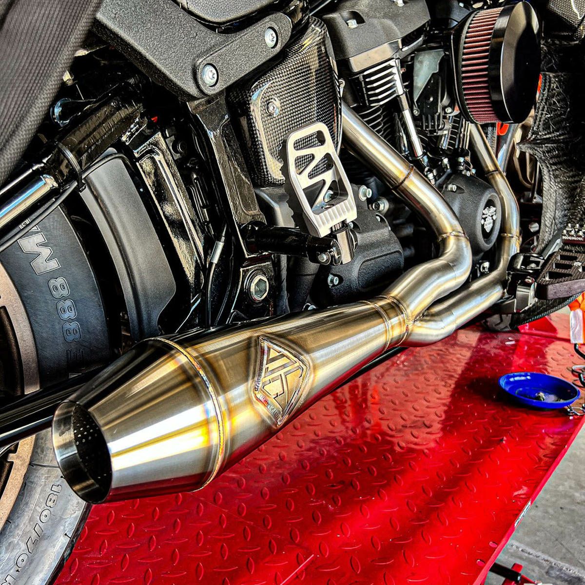 ローライダーST、スポーツグライド ビッグボア フルエキゾースト