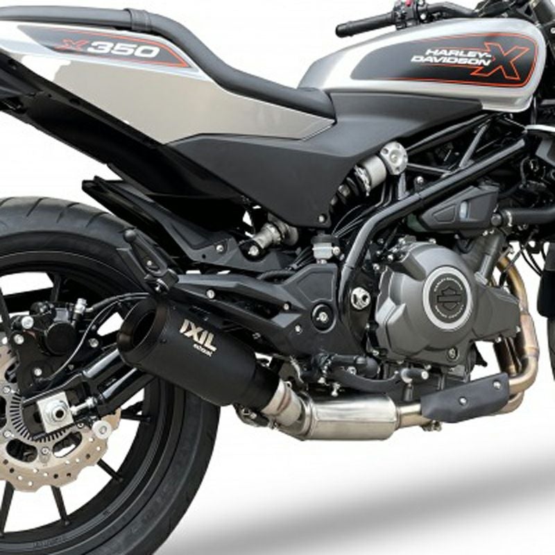 IXIL RB レースエクストリーム スリップオンマフラー (ブラック) X350
