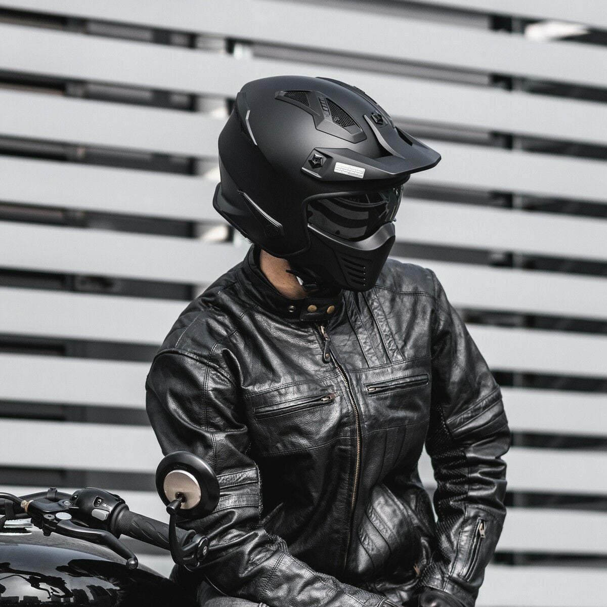 ILM 726Xシリーズ オープンフェイス フルフェイスヘルメット マットブラック 14