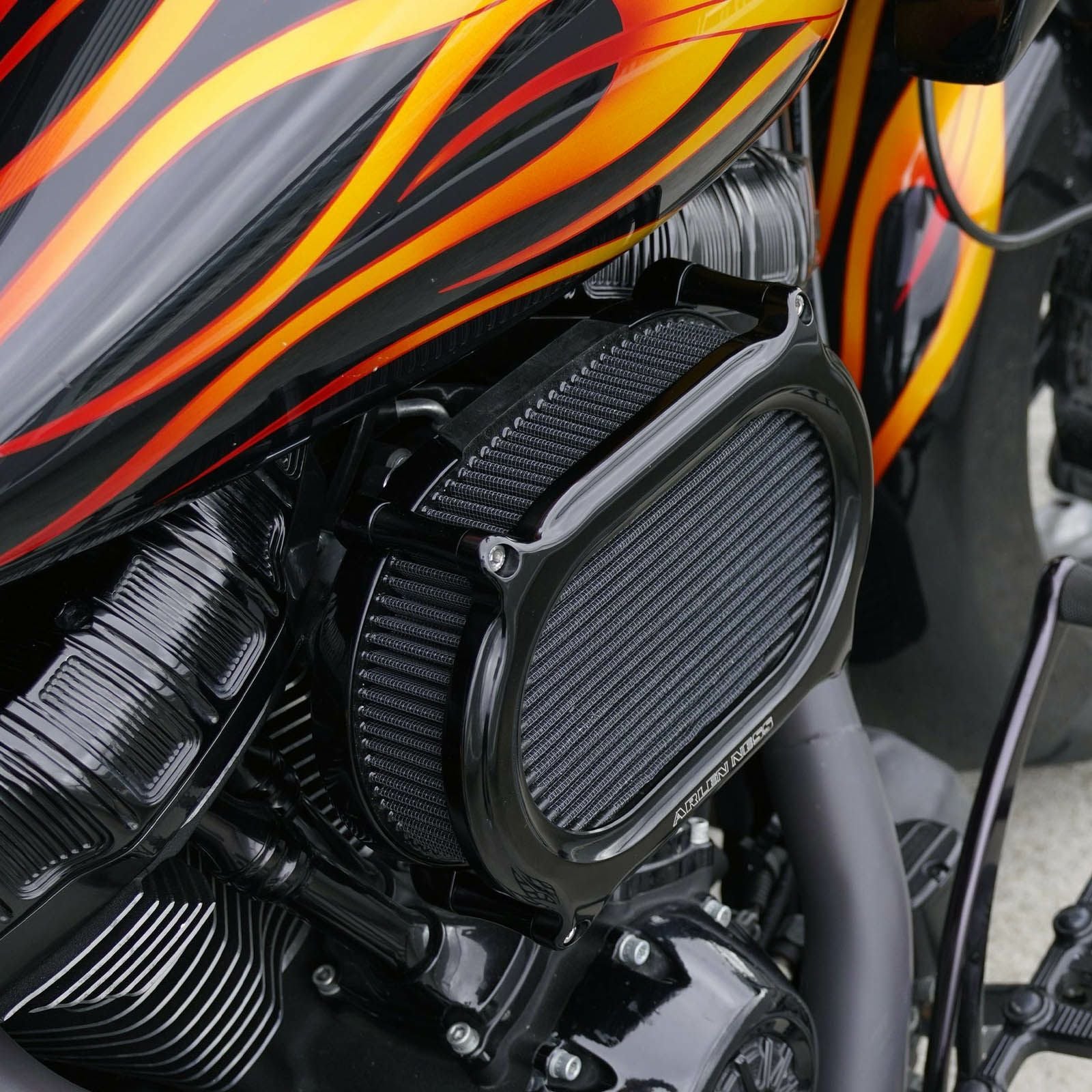 ハーレー M8ソフテイル、M8ツーリング オーバルエアフィルター