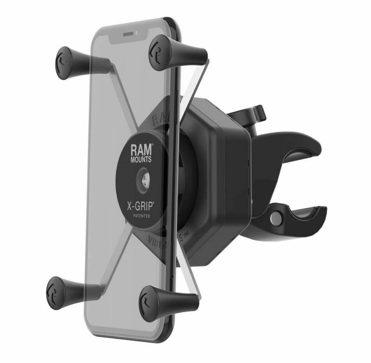 ラムマウント 防振Xグリップ(M)スマホホルダー＆タフクロー(S)セット