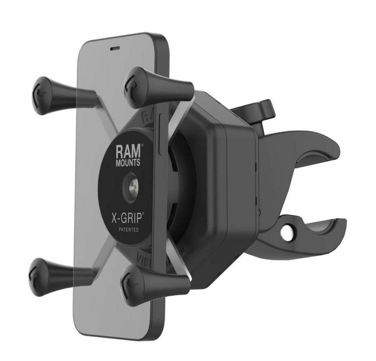 ラムマウント 防振Xグリップ(M)スマホホルダー＆タフクロー(S)セット