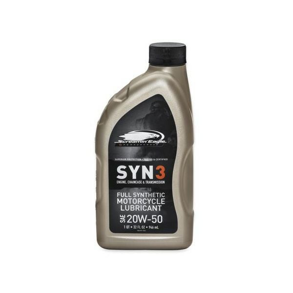 スクリーミンイーグル・SYN3 20W-50 13本セット 4 Qt. SYN3 Full Synthetic Motorcycle Lubricant Oil Change Kit