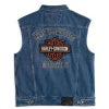 Men's Bar ＆ Shield Denim Vest　（デニムベスト）-02