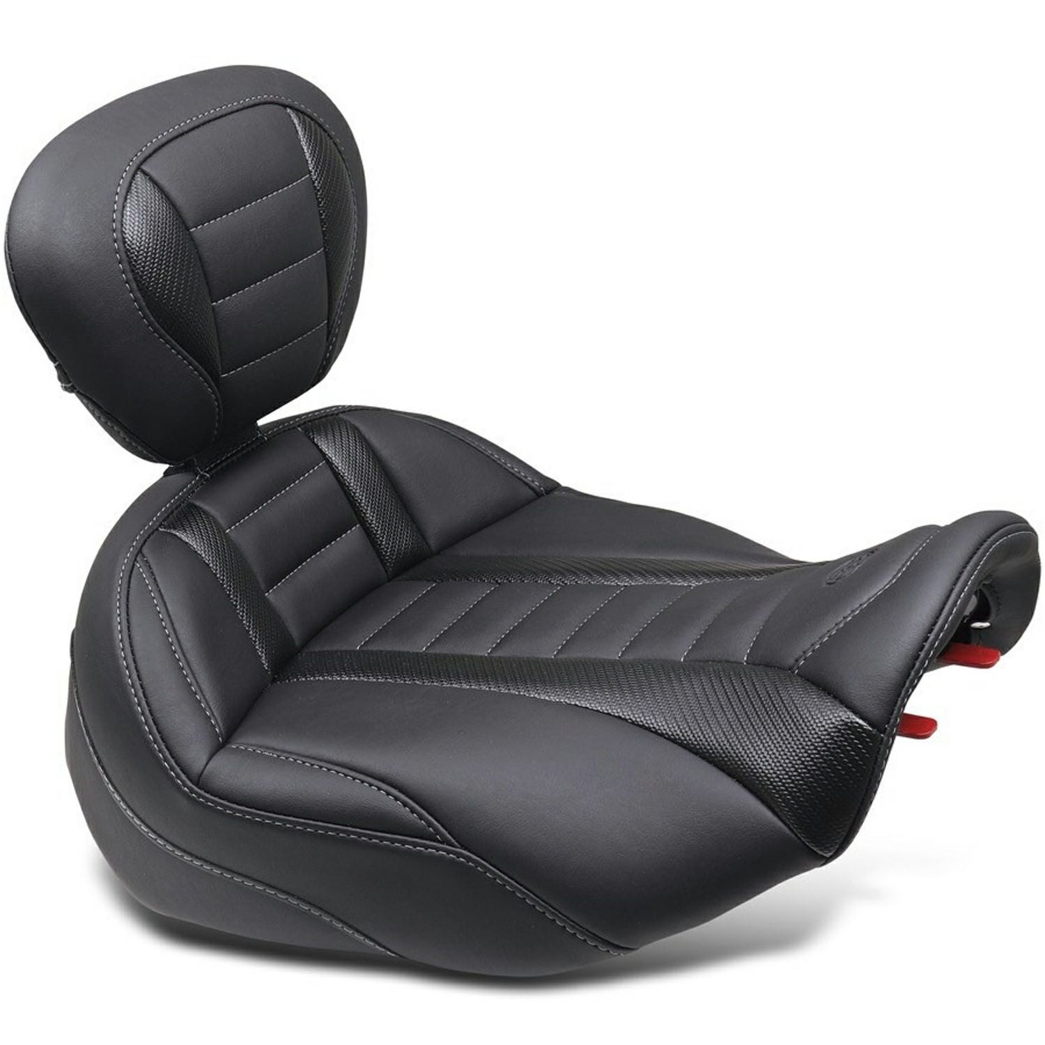 マスタング デラックス・ソロシート (バックレスト付) レッドステッチ