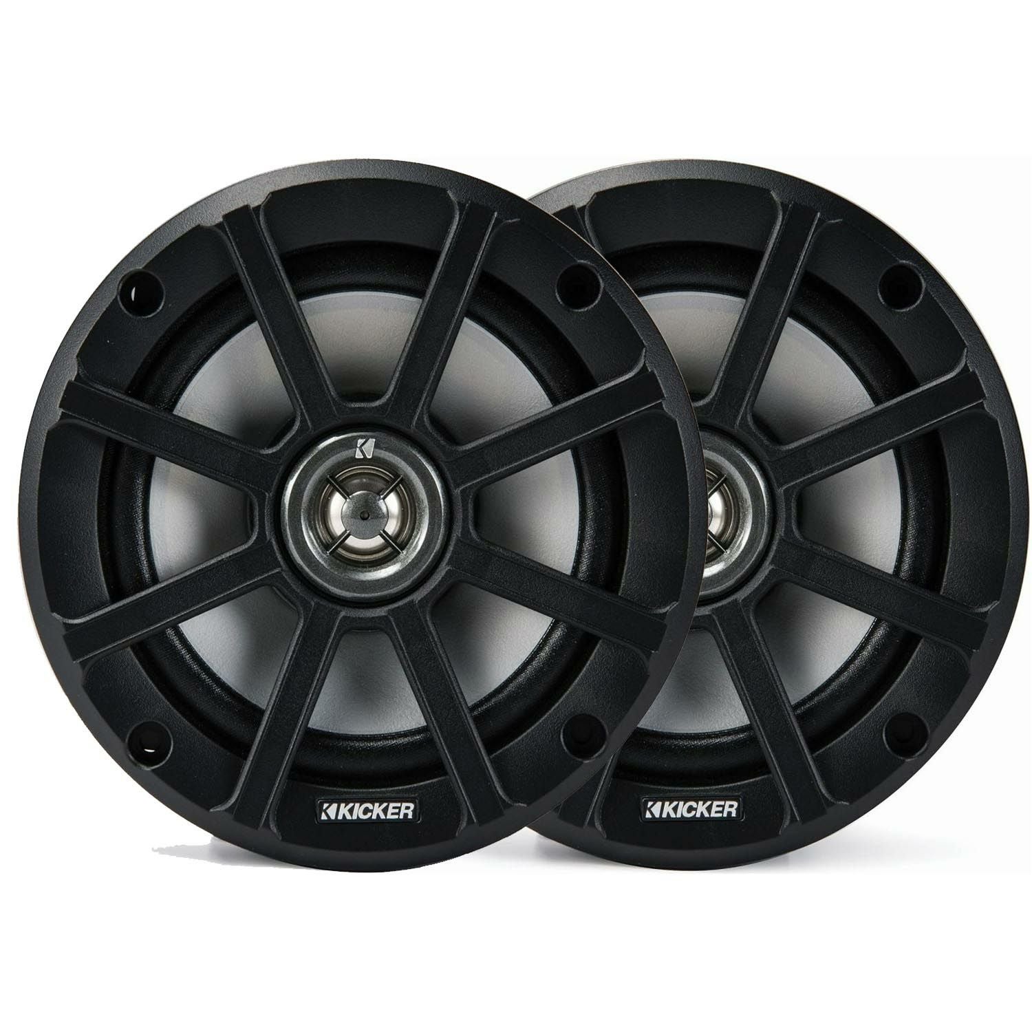 KICKER 6.5インチ コアキシャルスピーカー (2オーム) ハーレー用