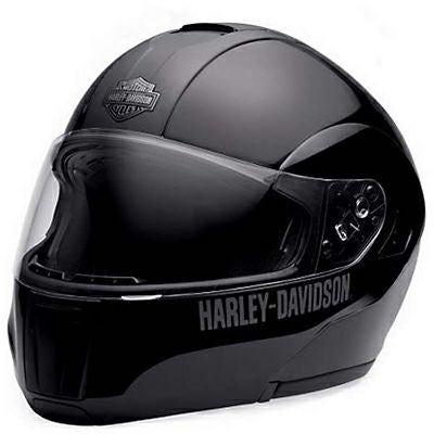 Retractable Sun Shield Jet （シールド付きフルフェイスヘルメット）グロスブラック-01