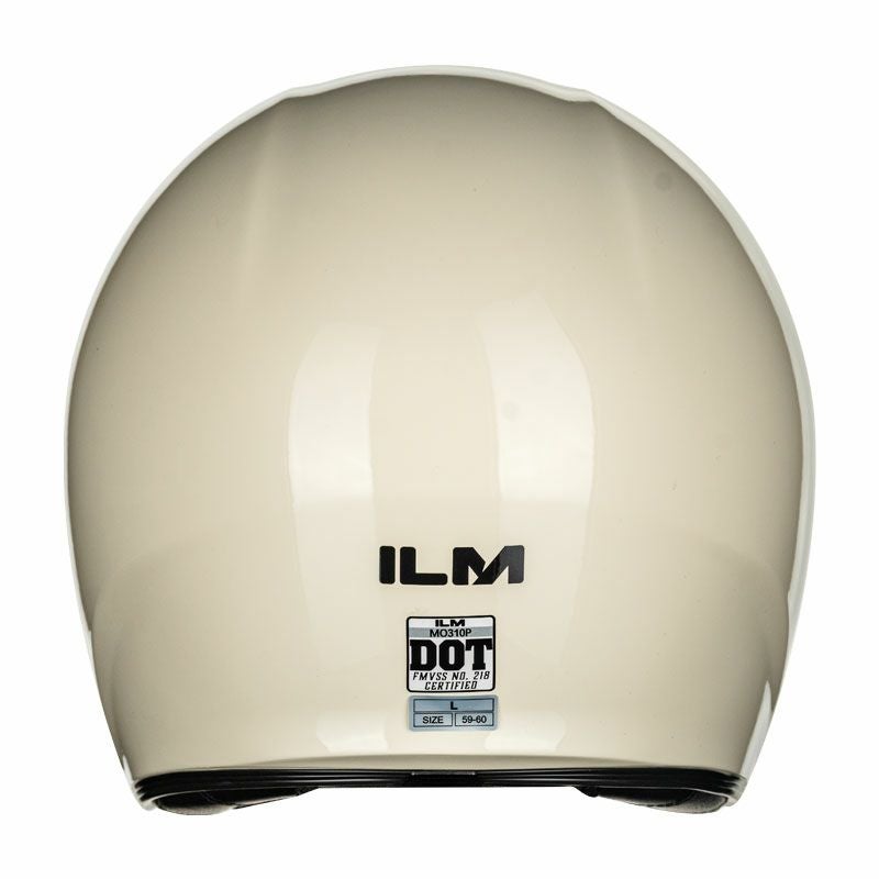 ILM MO310Pシリーズ オープンフェイス フルフェイスヘルメット ホワイト9