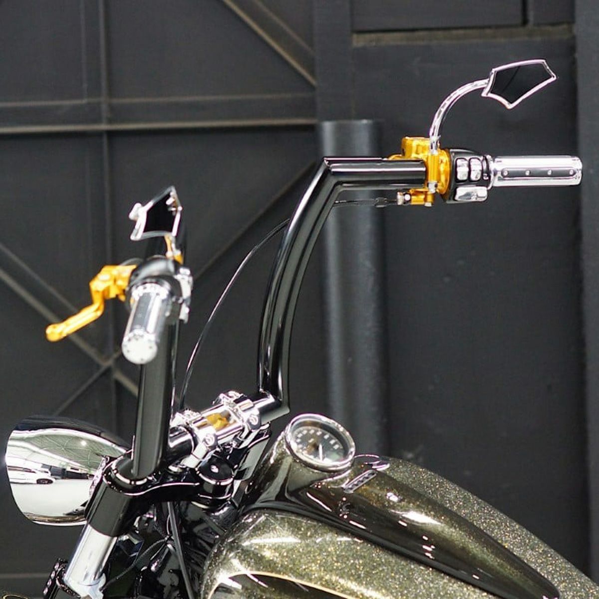 M8 ブレイクアウト、ファットボーイ FATエイプハンドルバー (ブラック