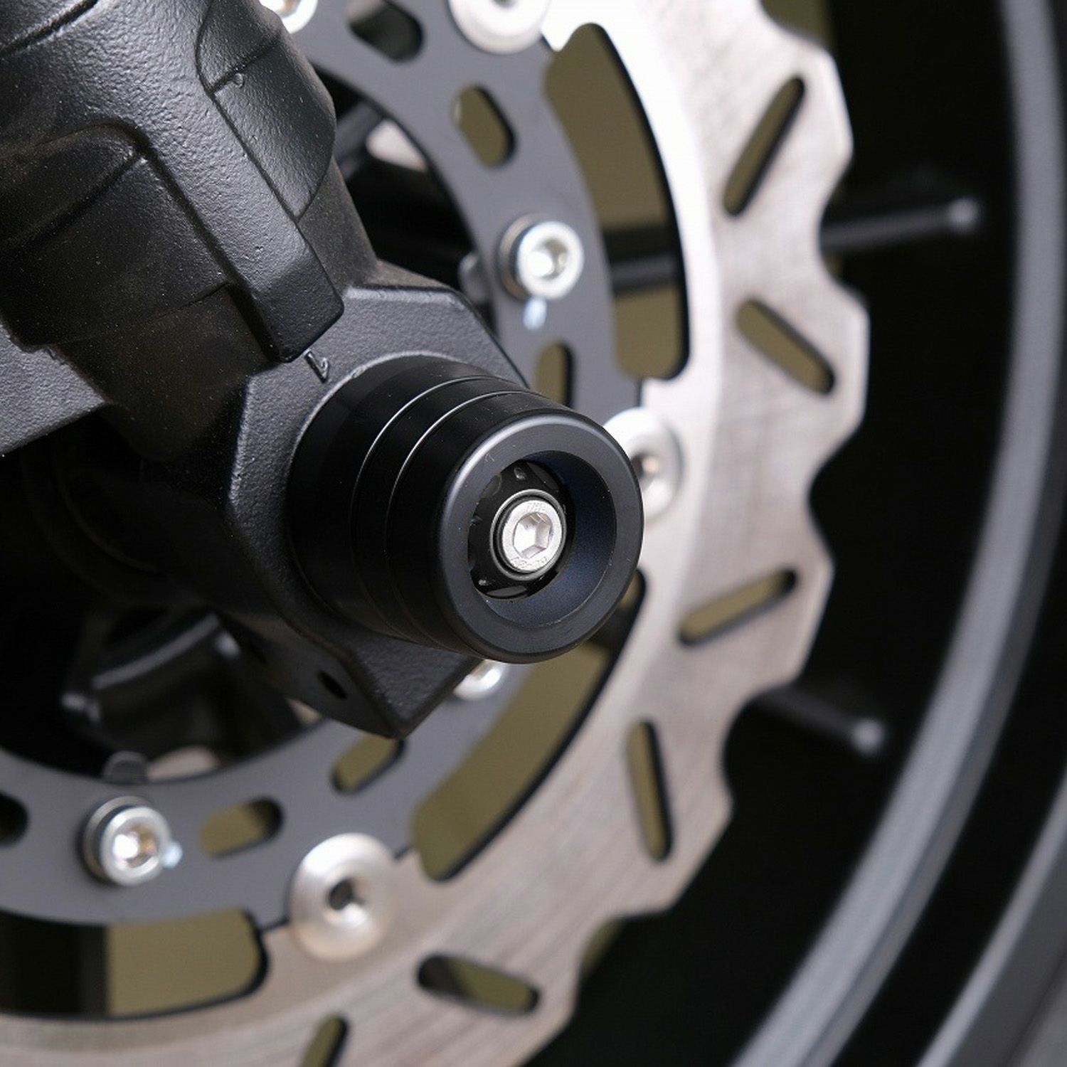 SPEEDRA ハーレー X350 フロントアクスルスライダー (ブラック