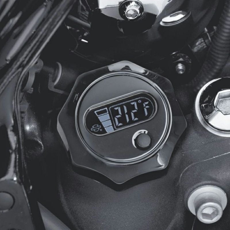 LCD油温度計付オイルディップスティック　ブラック-02