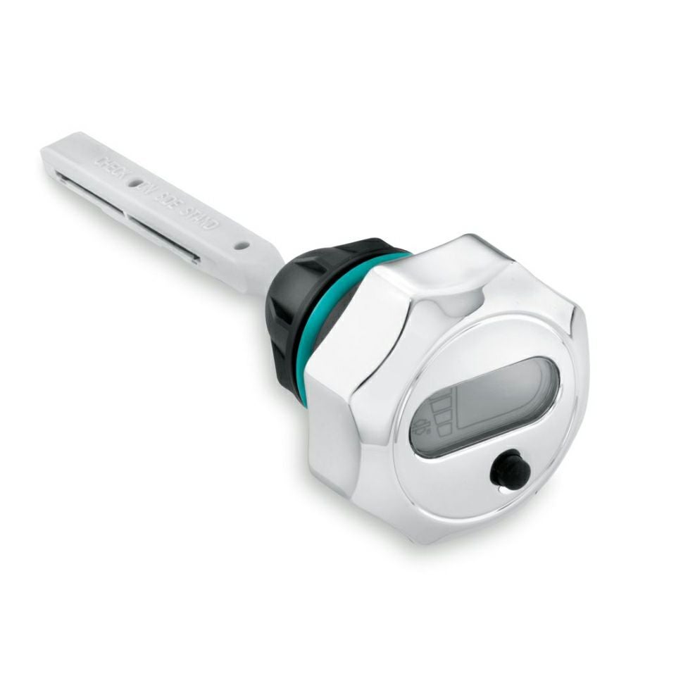 美品　ハーレー純正 LCD油温度計付オイルディップスティッククローム LCD油温度計付オイルディップスティック FXSB/SE、FXSE、FXCW/C