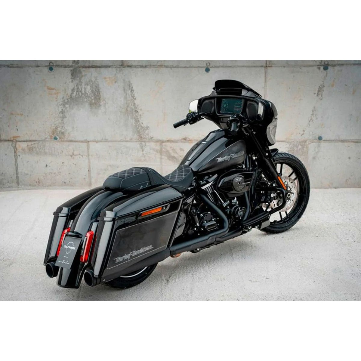 2014～2024 ツーリング CUSTOM V1 リアフェンダーキット (グロスブラック) Cult Werk4