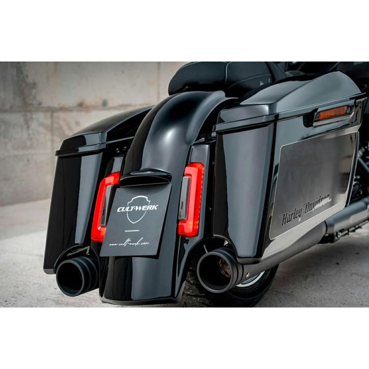 2014～2024 ツーリング CUSTOM V1 リアフェンダーキット (未塗装) Cult Werk1