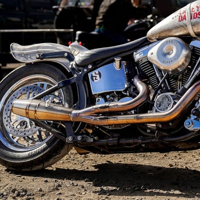 Dirty Bird BMF 2-1フルエキゾーストマフラー ソフテイル用 ブラック 