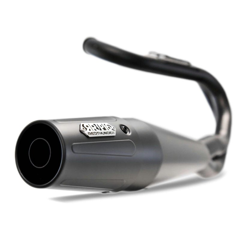 1984～1994 FXR 2-1 フルエキゾーストマフラー (ブラック) Red Thunder1