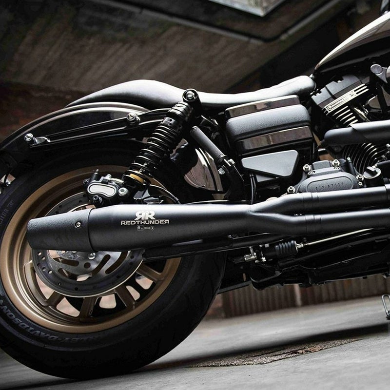 1991～2005 ダイナ 2-1 フルエキゾーストマフラー (ブラック) Red Thunder