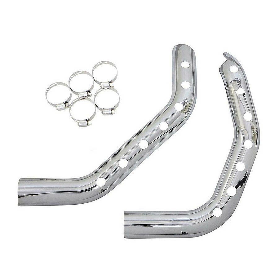 2014以降 スポーツスター ドリルド マフラーヒートガード クローム NEO FACTORY