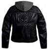 Women's Reflective Skull 3-in-1 Leather Jacket（リフレクティブスカルジャケット）-02